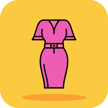 Modern b 'nin vektör illüstrasyonu elbise simgesinden yoksun