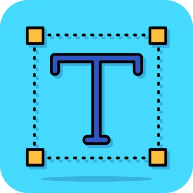 Bir b simgesinin vektör illüstrasyonu
