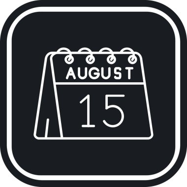 11 Ağustos tarihli takvim, illüstrasyon