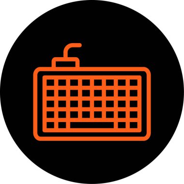 Arka grubunuz için daktilo simgesi vektör tasarımı çizimi çizimi