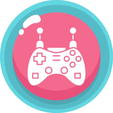 Oyun. Web simgesi basit illüstrasyon