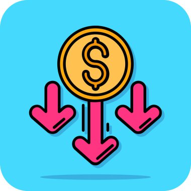 para değişimi simgesi. vektör çizim