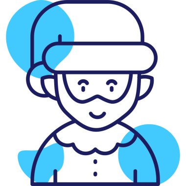 avatar. Web simgesi basit illüstrasyon