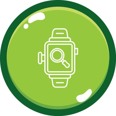 Benzersiz akıllı saat vektör simgesi