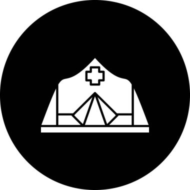 Tıbbi ve sağlık hizmetleri ikonu. vektör