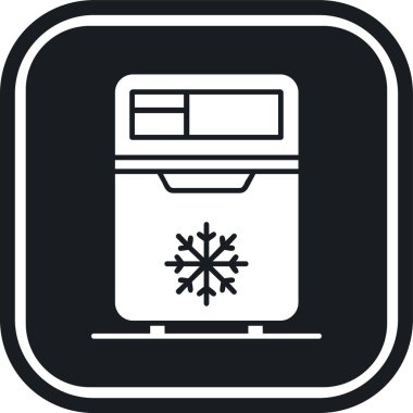 Buzdolabı kutsal kişilerin resmi, vektör çizim