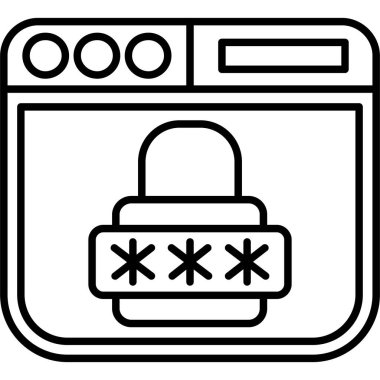 Erişim kilidi erişim simgesi