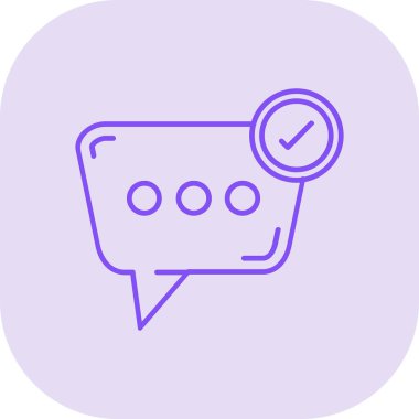 Konuş. Web simgesi basit illüstrasyon