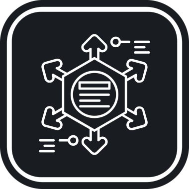 seo modern simgesinin vektör illüstrasyonu