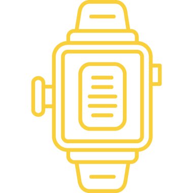 smartwatch simge vektör çizimi