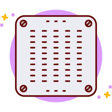 Bir oyun simgesinin vektör illüstrasyonu