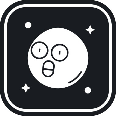 yabancı galaksi uzayı simgesi katı biçimde