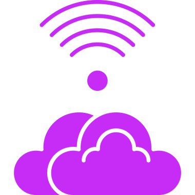 wifi simgesi, vektör illüstrasyonu basit tasarım