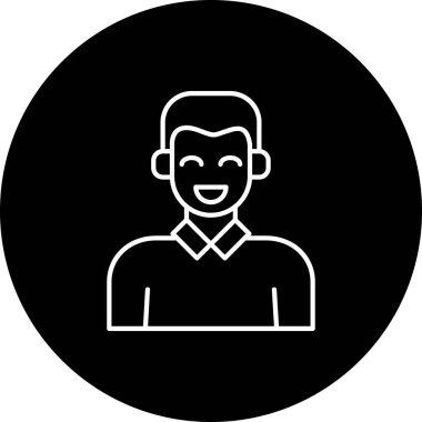 İnsan simgesinin vektör illüstrasyonu