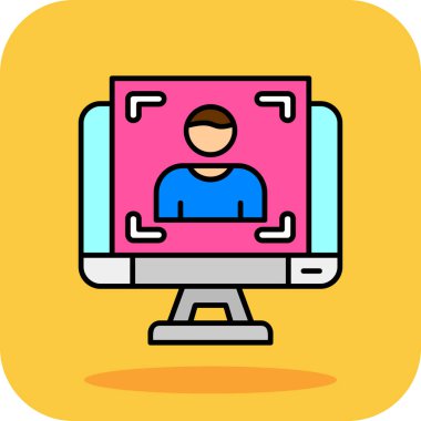 masaüstü resim simgesine sahip bilgisayar masaüstü