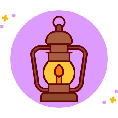 ramazan konsept simgesi, vektör