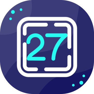 Takvim vektör simgesi modern basit illüstrasyon,