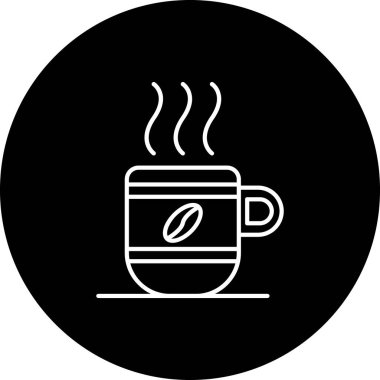Kahve fincanı ikonu. vektör tasarımı