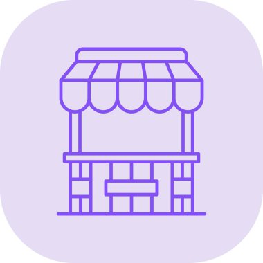 Bir binanın vektör illüstrasyonu