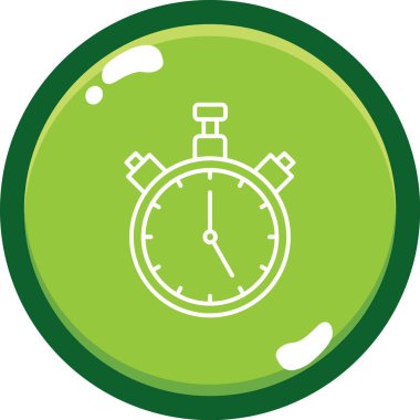 Alarm saat simgesi, modern vektör illüstrasyon tasarımı