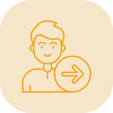 Ok çizgisi simgesi olan adam, ok ve ok işareti olan adam, ok vektör simgesi, çizgi grafikleri