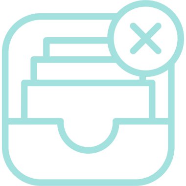 Sil gitsin. Web simgesi basit tasarım