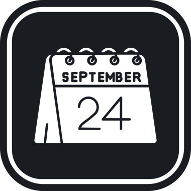 Takvim simgesi, vektör çizimi