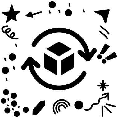 Basit vektör illüstrasyon simgesi