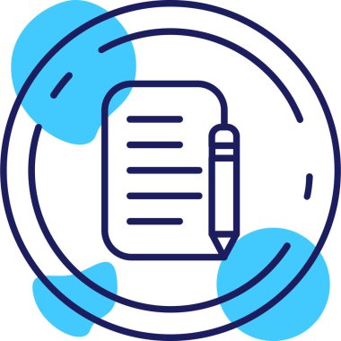 Kitap. Web simgesi basit illüstrasyon