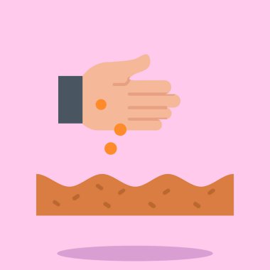 Un yığını olan eller, vektör illüstrasyonu