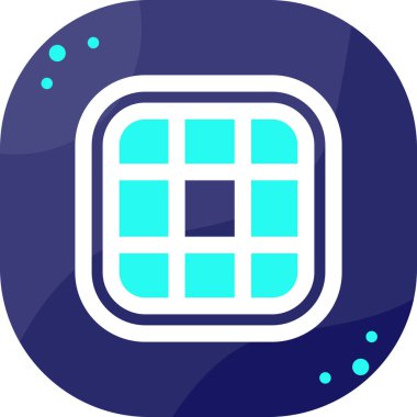 Tek bir simgenin vektör illüstrasyonu