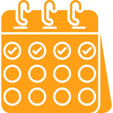 Moda biçimi izole edilmiş arkaplanda takvim tarihi simgesi