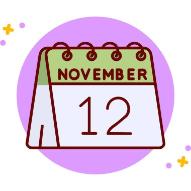 Kasım 'ın 12' si takvim takviminde