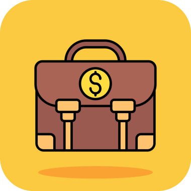 Bavul ikonlu çanta. ağ için bagaj vektör simgesi içeren bavulun özet çizimi