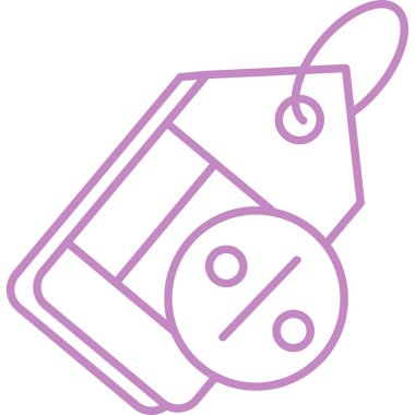 Tek bir simgenin vektör illüstrasyonu