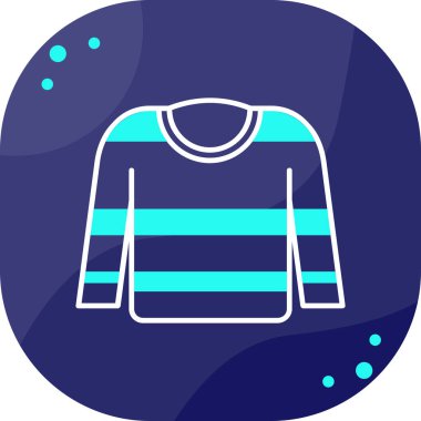 Tek bir simge tasarımının vektör illüstrasyonu