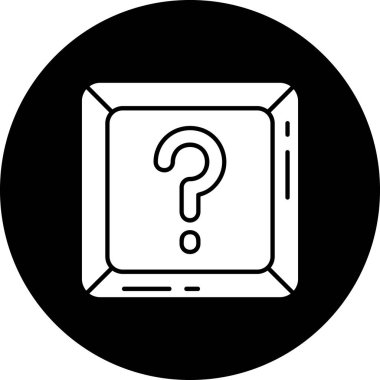 soru işareti simgesi, vektör illüstrasyonu