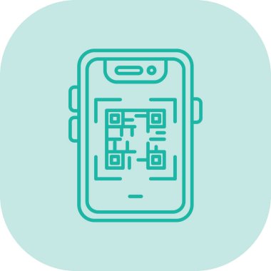 QR code simge vektör