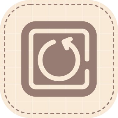 Modern b 'nin vektör illüstrasyonu kamera simgesinden yoksun