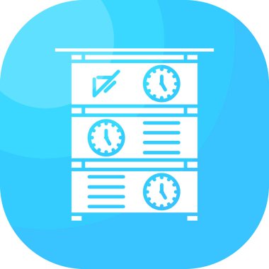 Zamanlama zaman simgesi doldurulmuş - özet biçimi