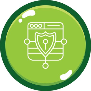 Rozet simge vektör çizim