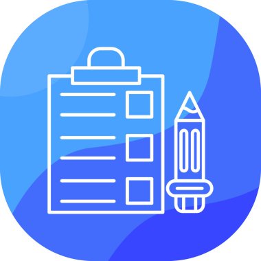 Kalem simgesi, vektör illüstrasyonu