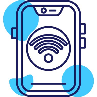 Telefon simgesinin vektör illüstrasyonu