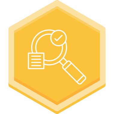 Arama simgesi ve vektör tasarımlı büyüteç