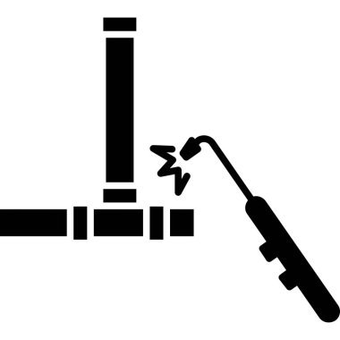 Su musluğu ikonu vektör illüstrasyonu