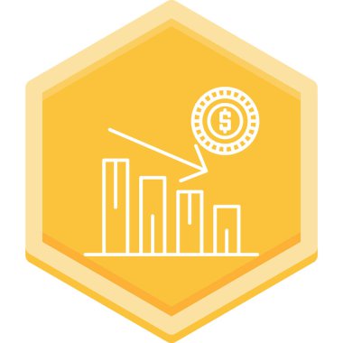 Madeni para ikonu vektörü. İnce çizgi işareti. izole edilmiş sembol çizimi