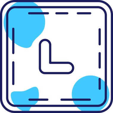 Mavi arkaplanın vektör illüstrasyonu