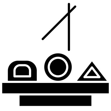 Amerikan Bayrak vektör illüstrasyonu