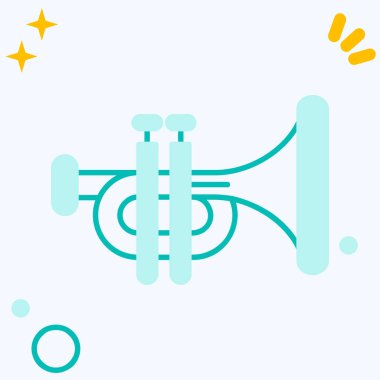 Müzik simge tasarlamak vektör