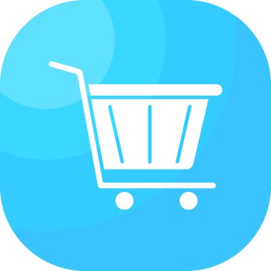 Sepet ikonu vektör illüstrasyonu